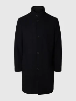 Slhrainar Wool Blend Jacket Black