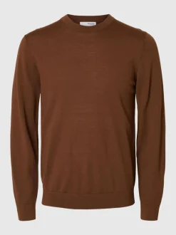 Slhtray Premium Merino Crew Neck Soft Silt