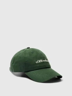 Slhwinston Slogan Cap Dark Green