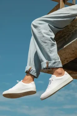 Sneaky Steve Moore Leather Sneaker White