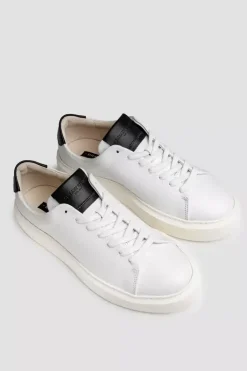 Sneaky Steve Starlight Leather Shoe White/Black