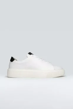 Sneaky Steve Starlight Leather Shoe White/Black