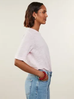 Stenströms Helmi Light pink Linen Top