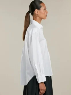 Stenströms Jackie White Tuxedo Shirt
