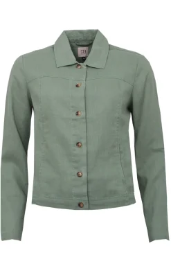 STI Linnea Linen Jacket Apple Green
