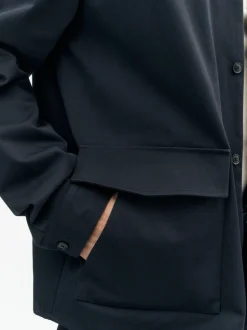 Tiger of Sweden Alberio PP Tailored Overshirt Dark Blue