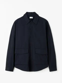 Tiger of Sweden Alberio PP Tailored Overshirt Dark Blue