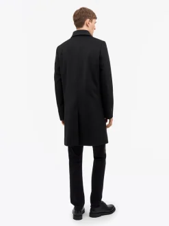 Tiger of Sweden Aleric Funnel-Neck Coat Black