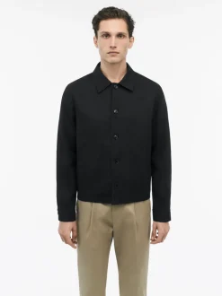 Tiger of Sweden Barnaby Relaxed-fit Linen Shirt Black