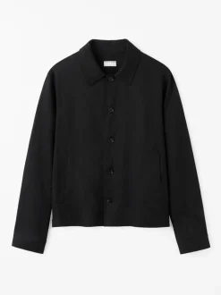 Tiger of Sweden Barnaby Relaxed-fit Linen Shirt Black