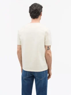 Tiger of Sweden Jake Boxy Cotton T-shirt Light Ivory