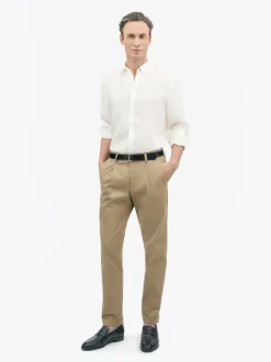 Tiger of Sweden Spenser Casual Linen Shirt Off White