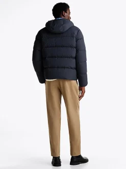 Tommy Hilfiger Down Hooded Puffer Jacket Desert Sky