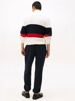 Tommy Hilfiger Fleece Cuffed Leg Joggers Navy Blue