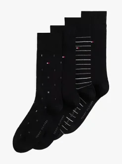 Tommy Hilfiger 4-Pack Socks Gift Box Black