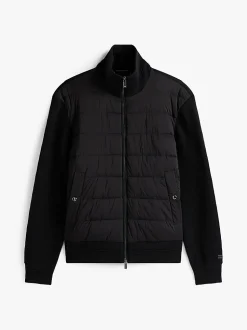 Tommy Hilfiger Smart Casual Mixed Texture Zip-Thru Jacket Black