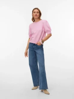 Vero Moda Vmdoffy 2/4 O Neck Pullover Rose