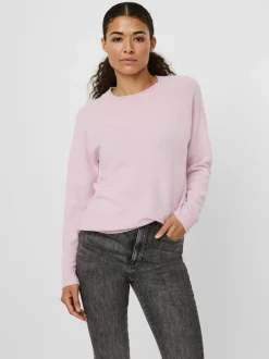 Vero Moda Vmdoffy Ls O Neck Blouse Purple Pastel Lavender