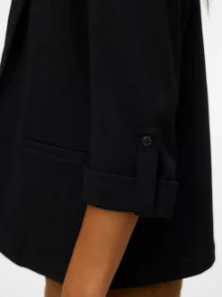 Vero Moda Vmeva 3/4 Loose Blazer Noos Black