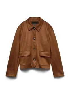 Vero Moda Vmjose Kelly Short Jacket Brown Cognac