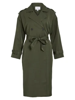 Viaddison Long Trenchcoat Deep Depths