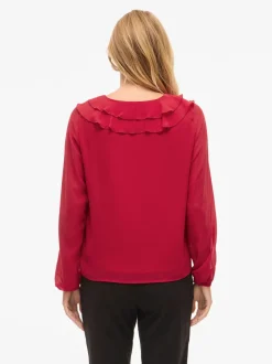 Viane Frill Top Jester Red
