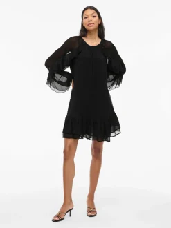 Vibinna Frill Dress Black Beauty