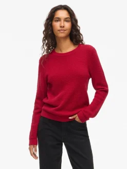 Vidalo O-neck Knit Jester Red