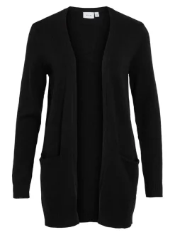 Vila Ril Open Cardigan Black