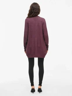 Vila Ril Open Cardigan Fig