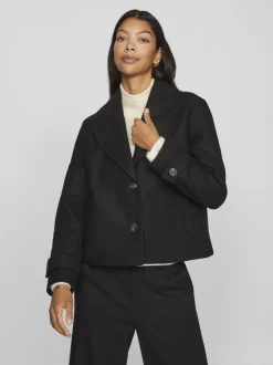 Vila Solo Short Jacket Black