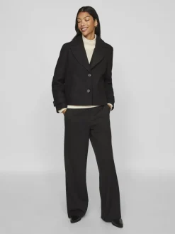 Vila Solo Short Jacket Black