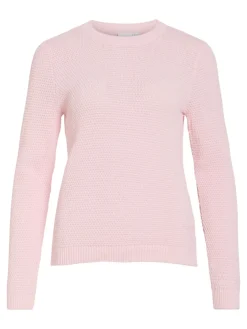 Vila Vidalo O-Neck Ls Knit Top Cherry Blossom