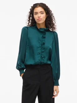 Vilutto Frill Shirt Ponderosa Pine