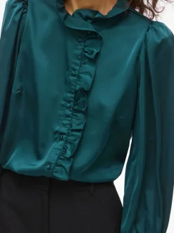 Vilutto Frill Shirt Ponderosa Pine