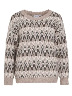 Vimargi Jacquard Knit Natural Melange