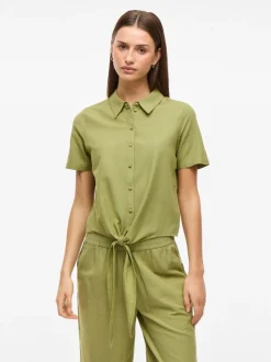 Viprisilla Knot Shirt Sage