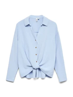 Vmizzy Ls Detail Shirt Brunnera Blue