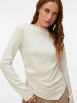 Vmmille Boatneck Top White